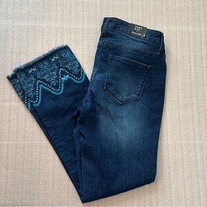Crown & Ivy Bali Embroidered Jeans